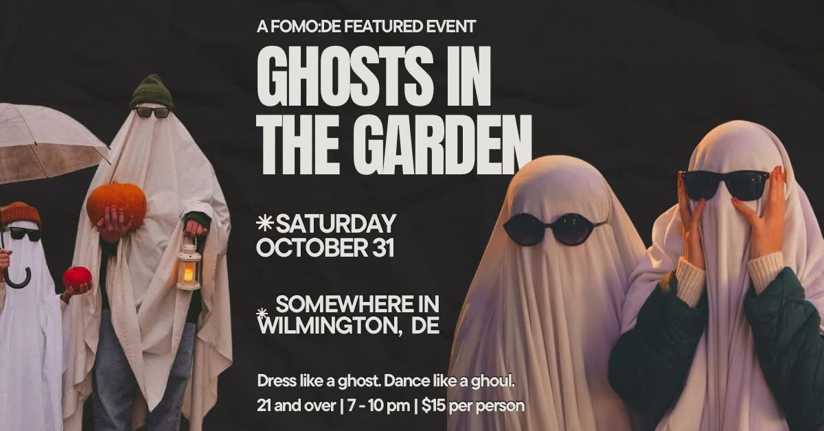 Ghosts in the Garden Halloween DJ Rave in Wilmington Delaware
